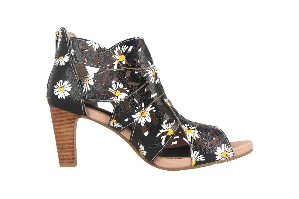 Laura Vita Sandalen In Übergrößen Mehrfarbig Alcbaneo 422 Noir Große Damenschuhe