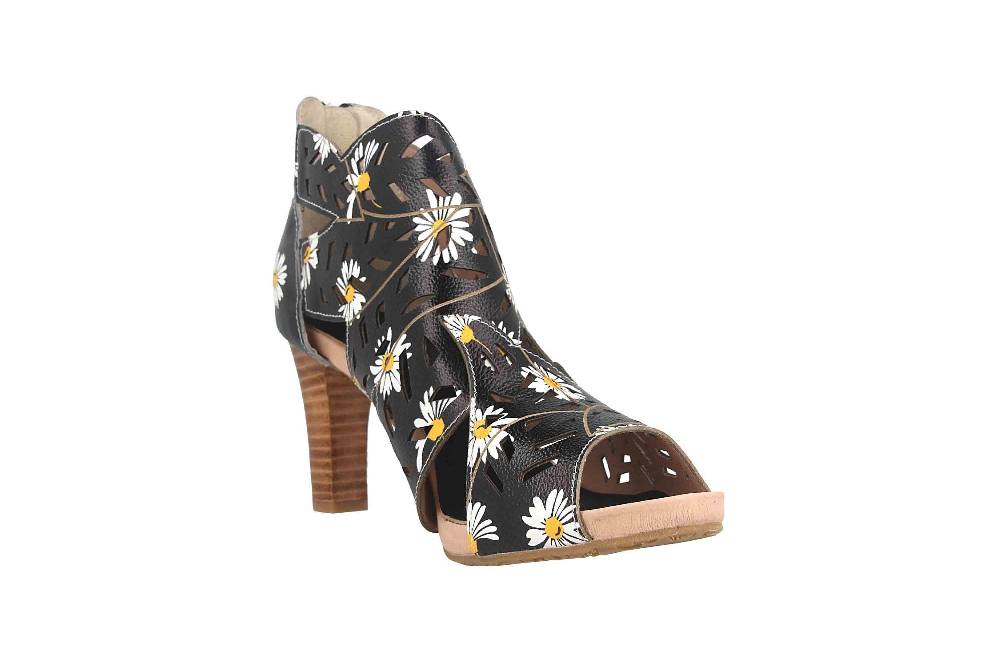 Laura Vita Sandalen In Übergrößen Mehrfarbig Alcbaneo 422 Noir Große Damenschuhe