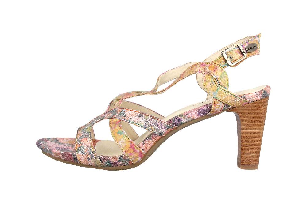 Laura Vita Sandalen in Übergrößen Mehrfarbig Alcbaneo 01 Violet große Damenschuhe