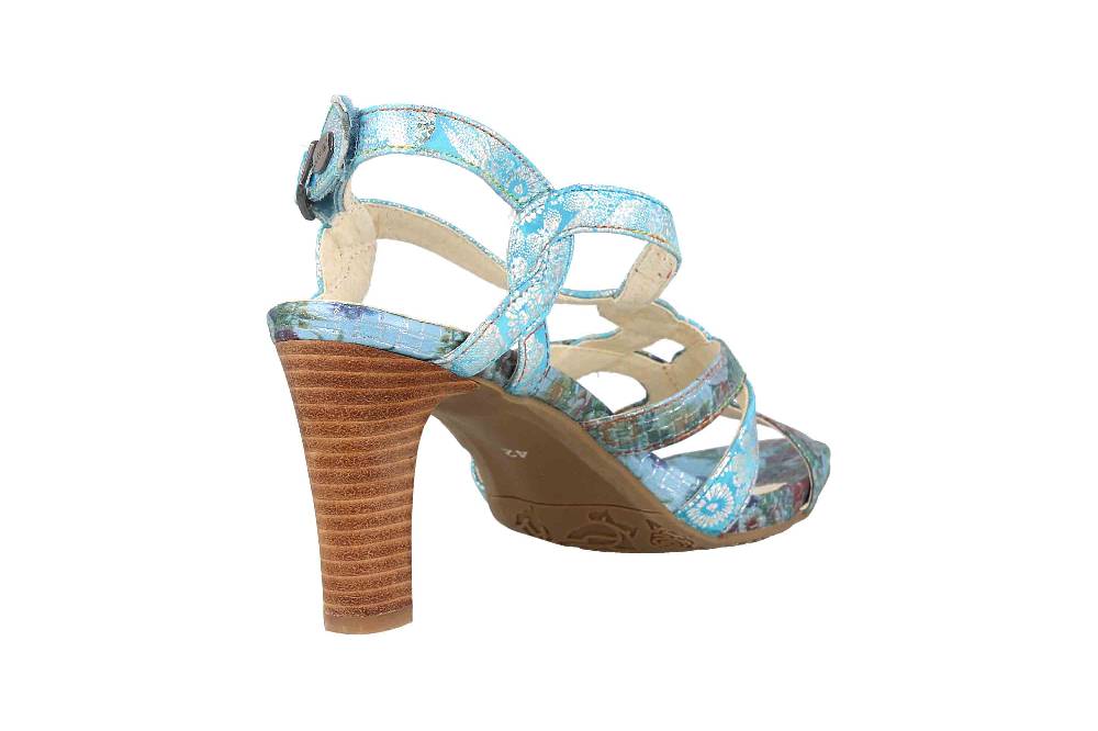 Laura Vita Sandalen In Übergrößen Mehrfarbig Alcbaneo 01 Turquoise Große Damenschuhe