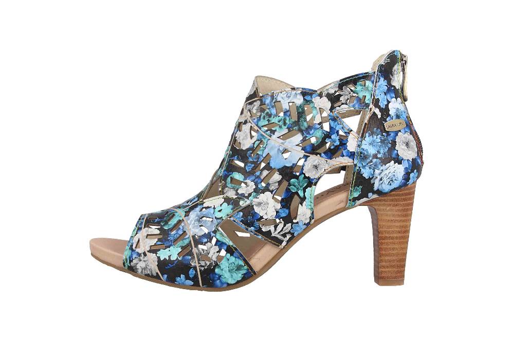 Laura Vita Sandalen in Übergrößen Mehrfarbig Alcbaneo 0422 Bleu große Damenschuhe