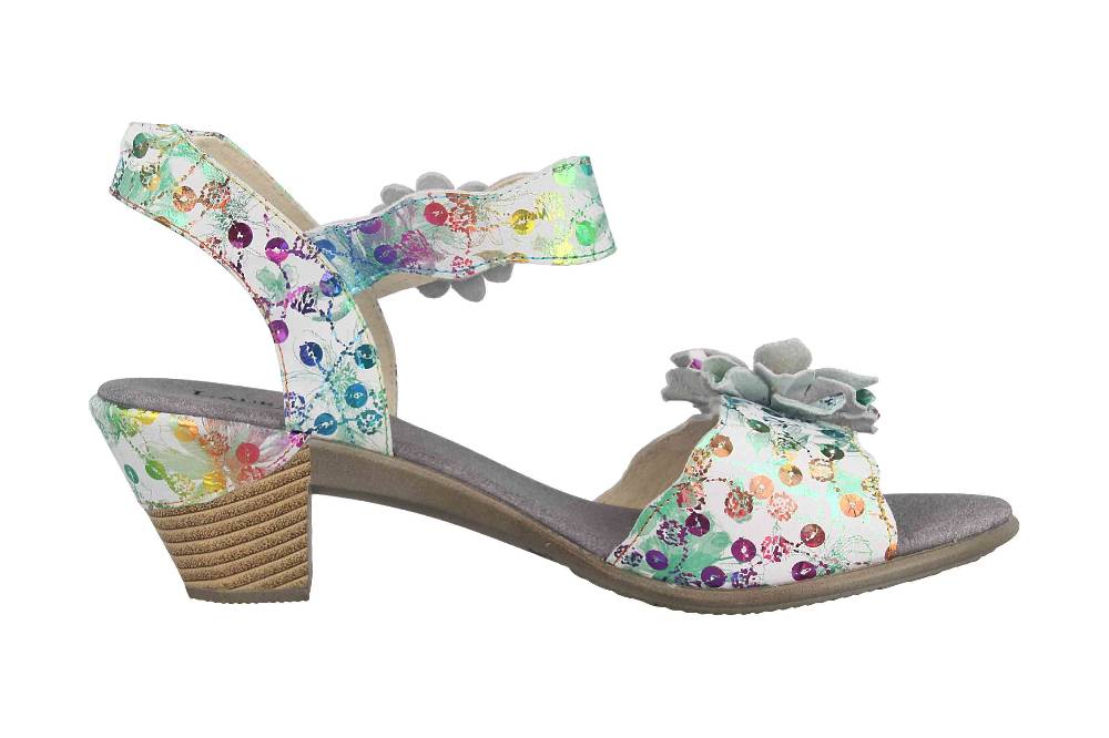 Laura Vita Sandalen In Übergrößen Mehrfarbig Becttinoo 85 Blanc Große Damenschuhe