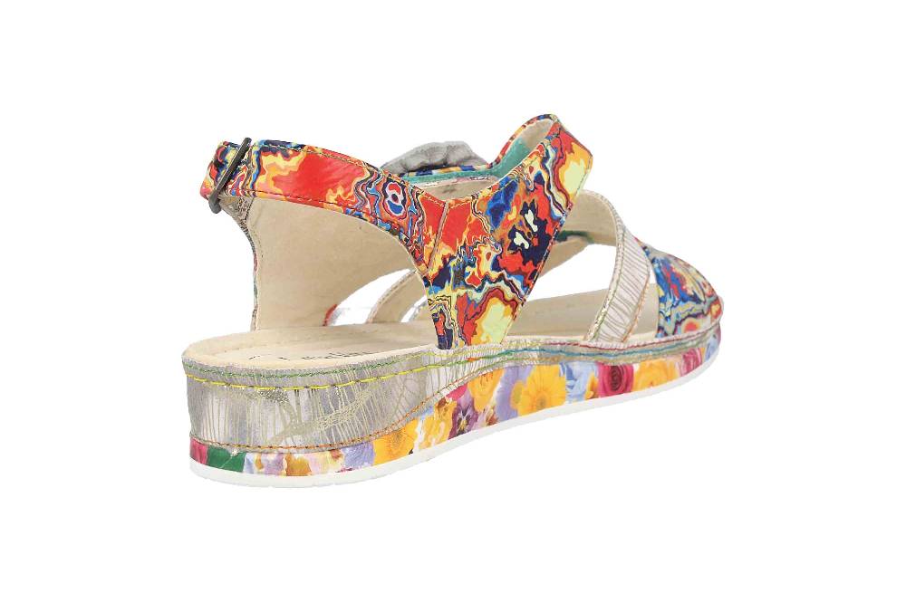 Laura Vita Sandalen In Übergrößen Mehrfarbig BRCUELO 06 Vert Große Damenschuhe