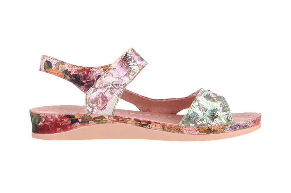 Laura Vita Sandalen In Übergrößen Mehrfarbig Brcuelo 73 Rose Große Damenschuhe