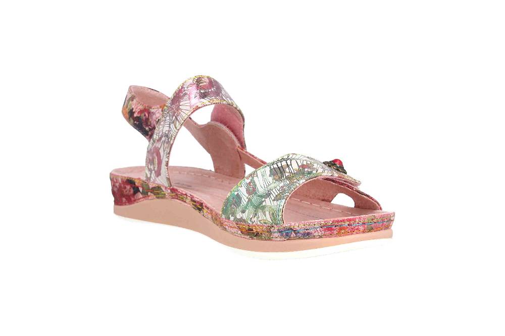 Laura Vita Sandalen In Übergrößen Mehrfarbig Brcuelo 73 Rose Große Damenschuhe