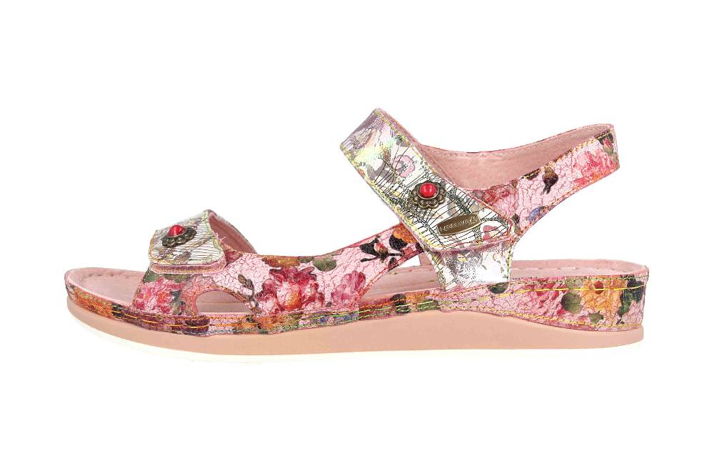 Laura Vita Sandalen in Übergrößen Mehrfarbig Brcuelo 73 Rose große Damenschuhe