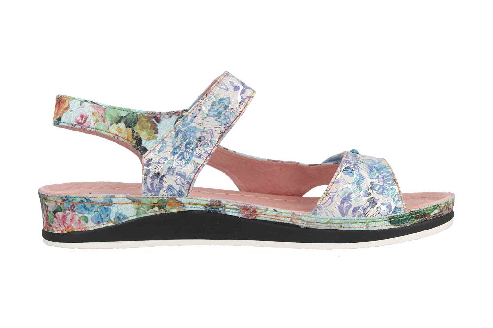 Laura Vita Sandalen In Übergrößen Mehrfarbig Brcuelo 73 Bleu Große Damenschuhe