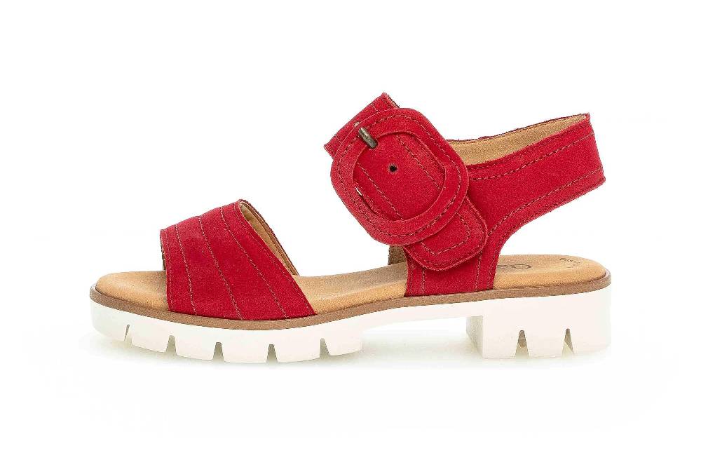 Laura Vita Sandalen in Übergrößen Mehrfarbig BRCUELO 81 Cerise große Damenschuhe