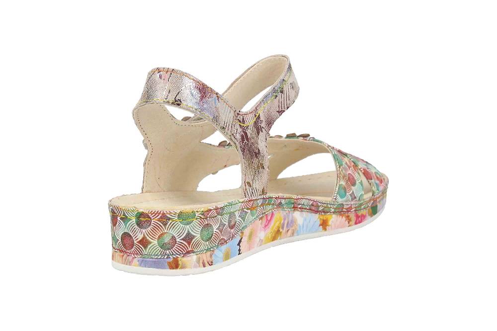 Laura Vita Sandalen In Übergrößen Mehrfarbig BRCUELO 81 Café Große Damenschuhe