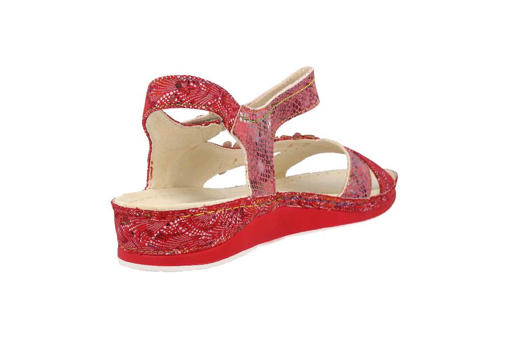 Laura Vita Sandalen In Übergrößen Mehrfarbig BRCUELO 81 Cerise Große Damenschuhe