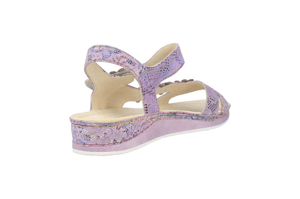 Laura Vita Sandalen In Übergrößen Mehrfarbig BRCUELO 81 Lilas Große Damenschuhe