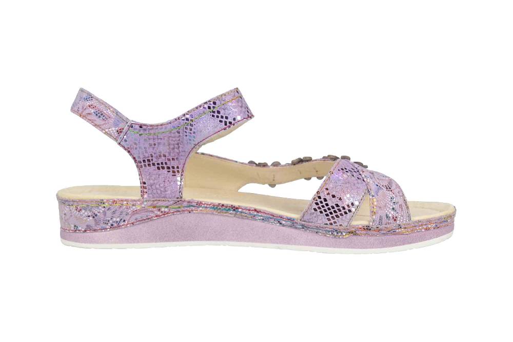 Laura Vita Sandalen In Übergrößen Mehrfarbig BRCUELO 81 Lilas Große Damenschuhe
