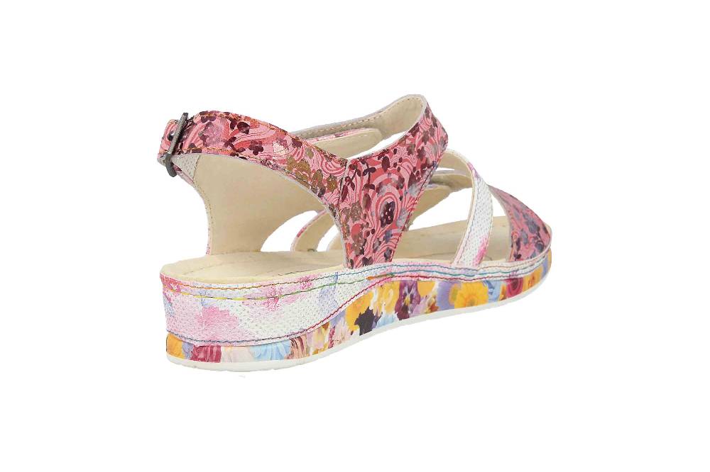 Laura Vita Sandalen In Übergrößen Mehrfarbig BRCUELO 06 Cerise Große Damenschuhe