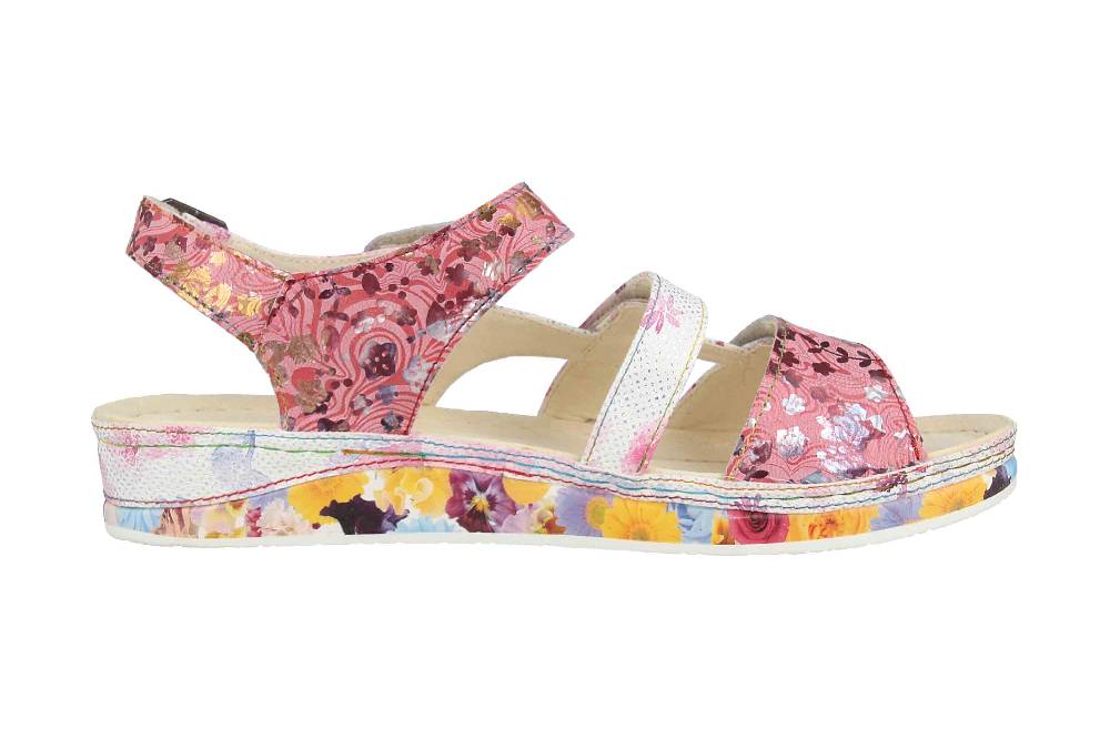 Laura Vita Sandalen In Übergrößen Mehrfarbig BRCUELO 06 Cerise Große Damenschuhe