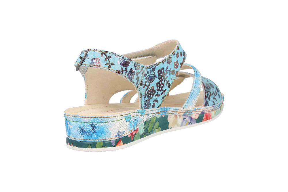 Laura Vita Sandalen In Übergrößen Mehrfarbig BRCUELO 06 Indigo Große Damenschuhe