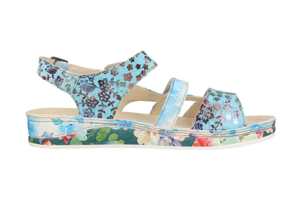 Laura Vita Sandalen In Übergrößen Mehrfarbig BRCUELO 06 Indigo Große Damenschuhe