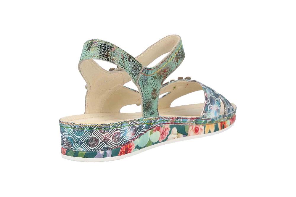 Laura Vita Sandalen In Übergrößen Mehrfarbig BRCUELO 81 Kaki Große Damenschuhe