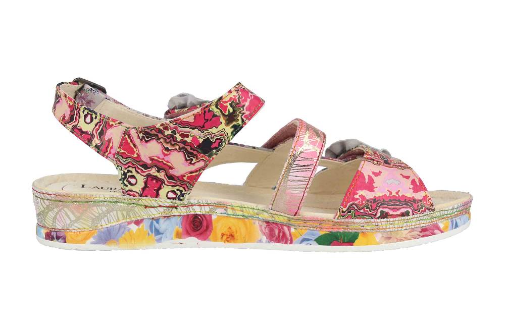 Laura Vita Sandalen In Übergrößen Mehrfarbig BRCUELO 06 Peche Große Damenschuhe