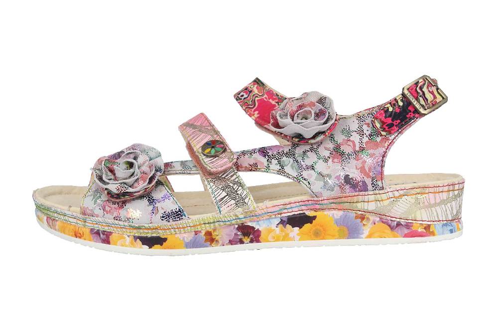 Laura Vita Sandalen in Übergrößen Mehrfarbig BRCUELO 06 Peche große Damenschuhe