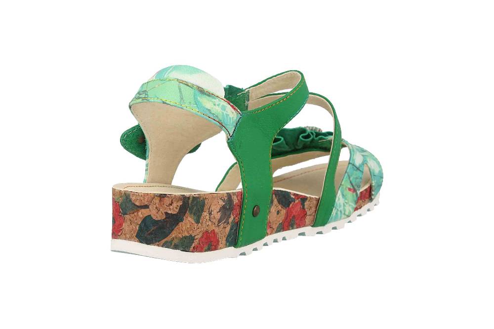 Laura Vita Sandalen In Übergrößen Mehrfarbig BRCYANO 68 Vert Große Damenschuhe