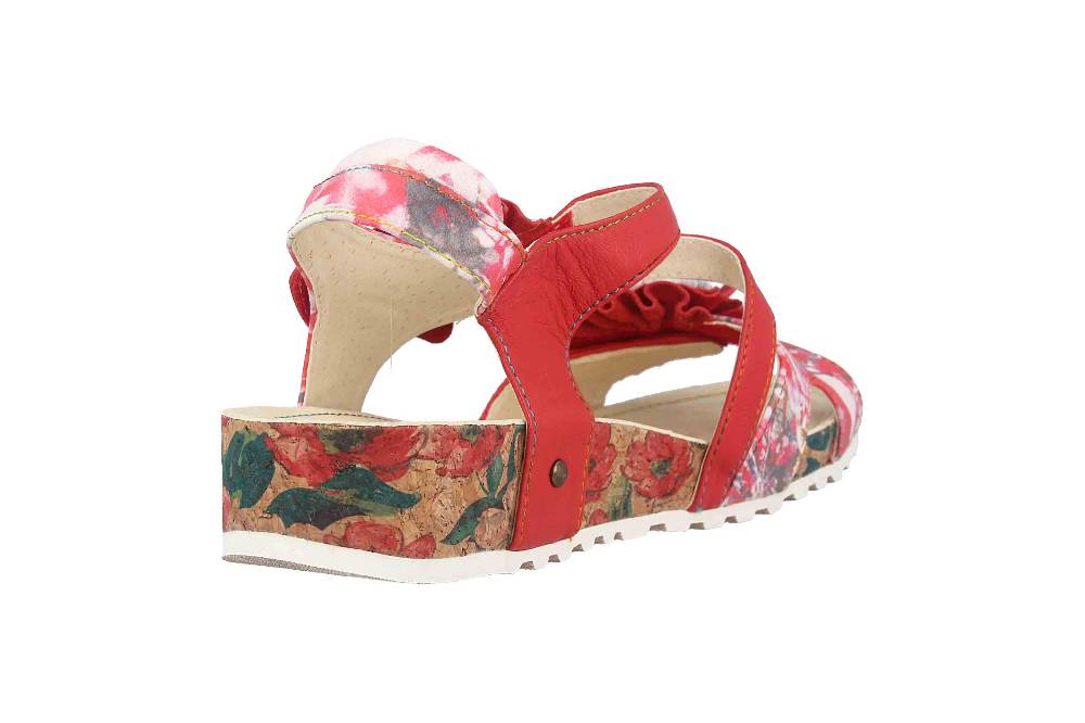 Laura Vita Sandalen In Übergrößen Mehrfarbig BRCYANO 68 Rouge Große Damenschuhe