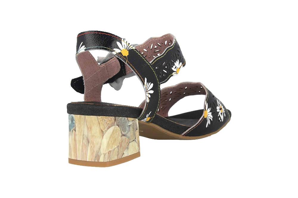 Laura Vita Sandalen In Übergrößen Mehrfarbig Hucbio 121 Noir Große Damenschuhe