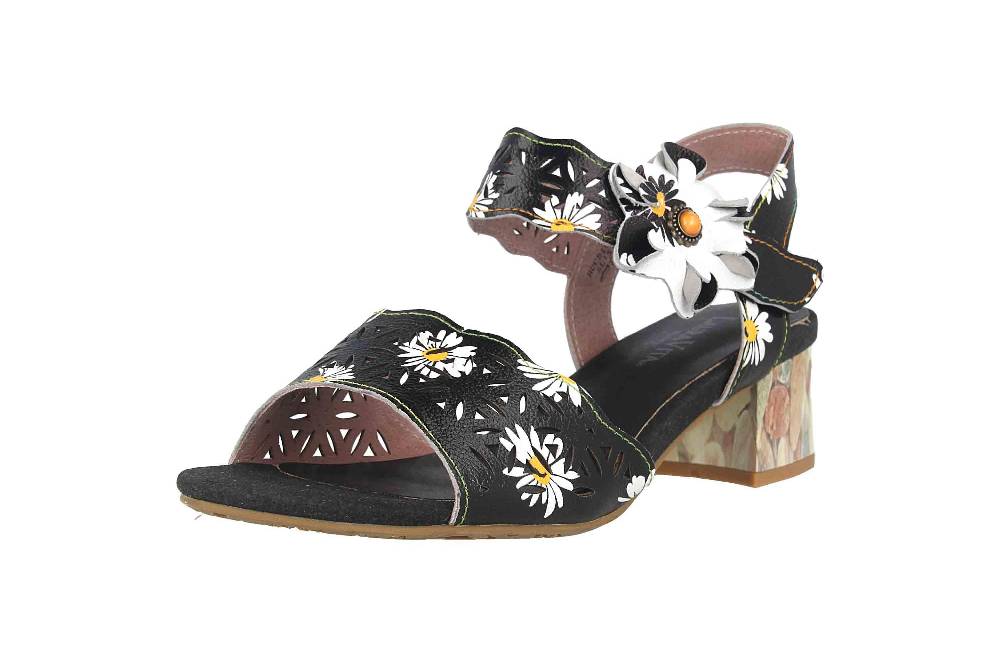 Laura Vita Sandalen In Übergrößen Mehrfarbig Hucbio 121 Noir Große Damenschuhe