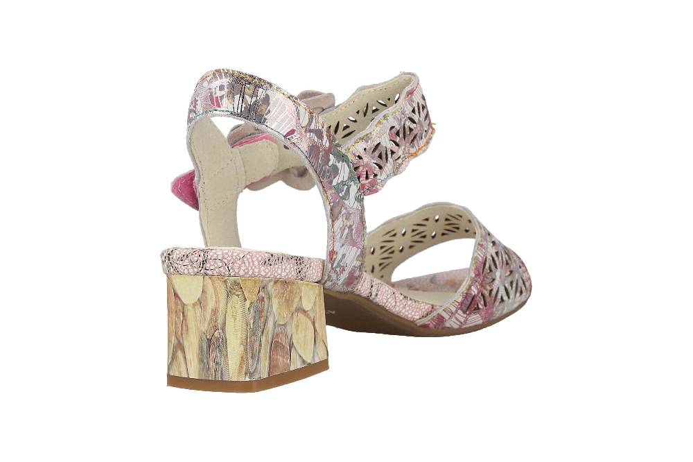 Laura Vita Sandalen In Übergrößen Mehrfarbig Hucbio 01 Rose Große Damenschuhe