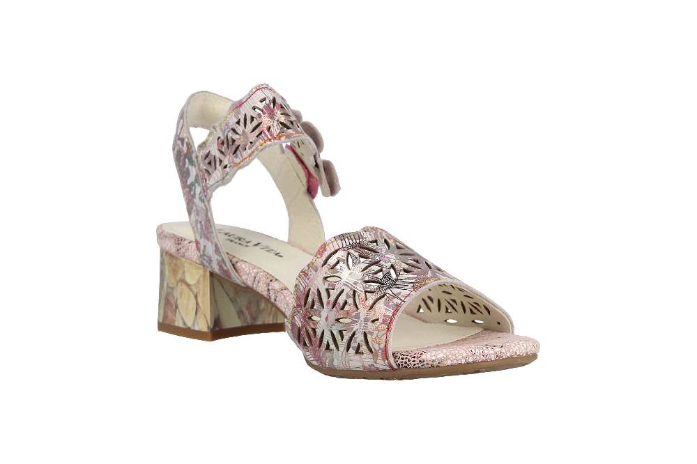 Laura Vita Sandalen In Übergrößen Mehrfarbig Hucbio 01 Rose Große Damenschuhe