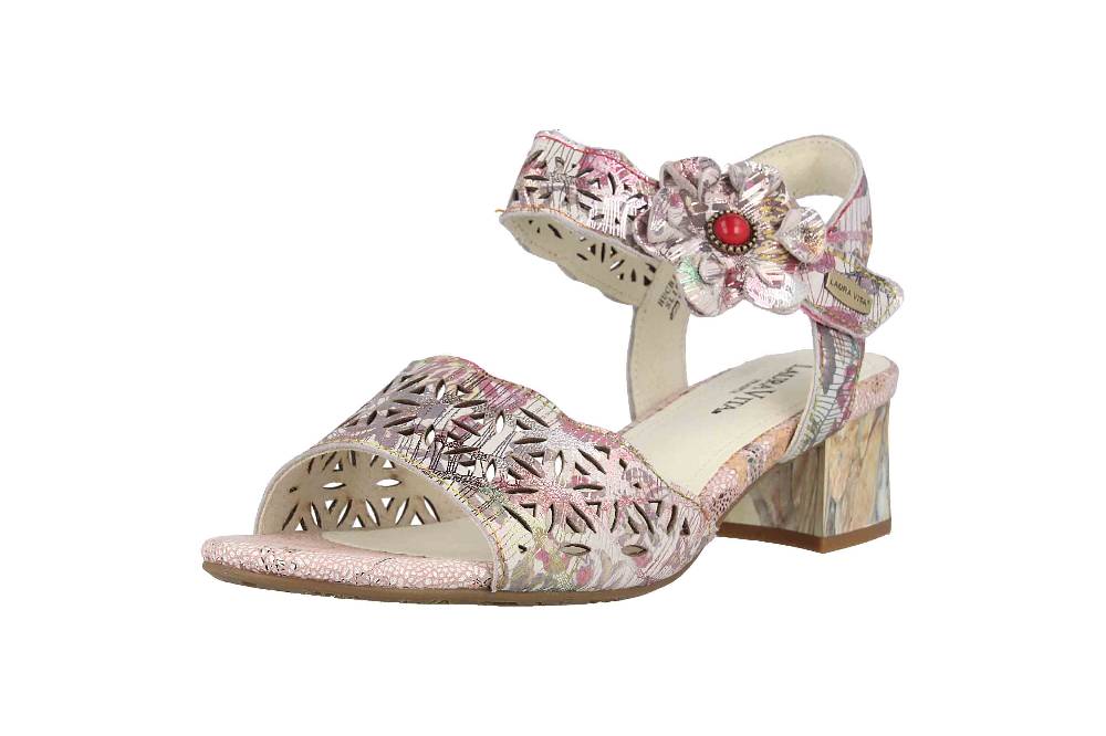 Laura Vita Sandalen In Übergrößen Mehrfarbig Hucbio 01 Rose Große Damenschuhe