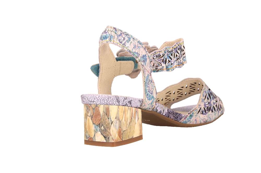 Laura Vita Sandalen In Übergrößen Mehrfarbig Hucbio 01 Bleu Große Damenschuhe