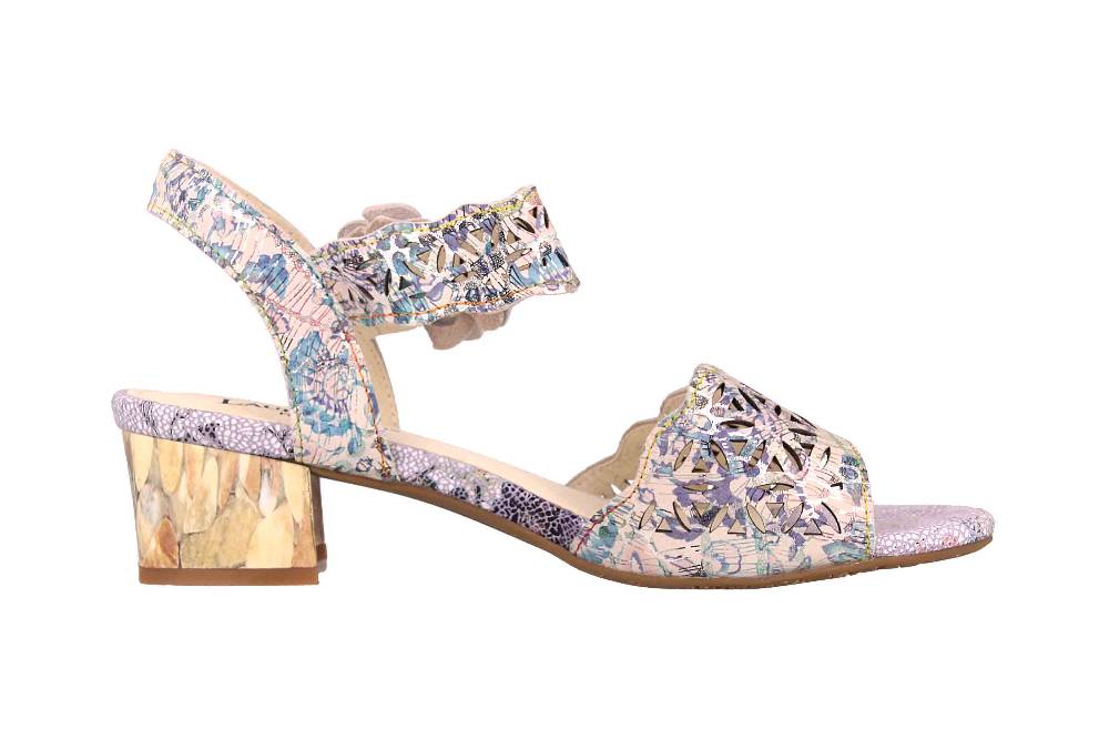 Laura Vita Sandalen In Übergrößen Mehrfarbig Hucbio 01 Bleu Große Damenschuhe