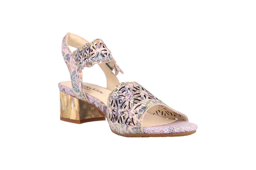 Laura Vita Sandalen In Übergrößen Mehrfarbig Hucbio 01 Bleu Große Damenschuhe