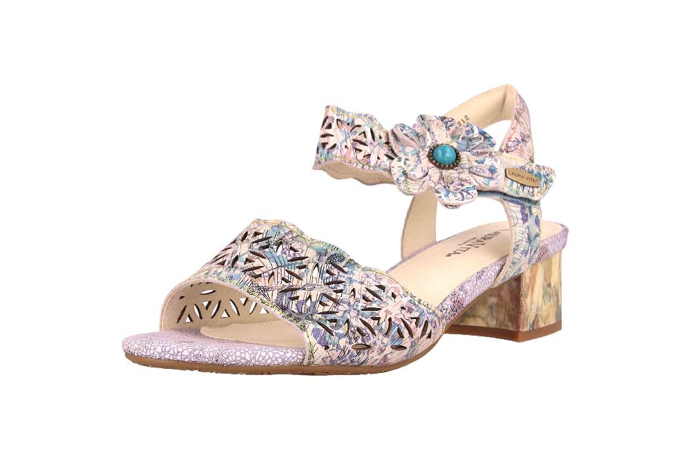 Laura Vita Sandalen In Übergrößen Mehrfarbig Hucbio 01 Bleu Große Damenschuhe