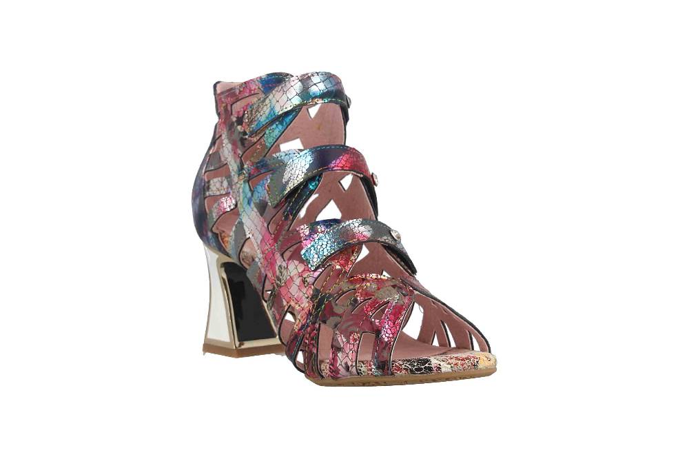 Laura Vita Sandalen In Übergrößen Mehrfarbig Jacbo 01 Bronze Große Damenschuhe