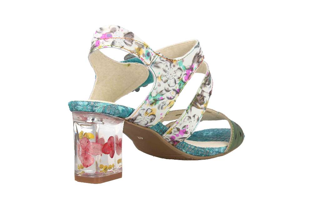 Laura Vita Sandalen In Übergrößen Mehrfarbig Lucieo 103 Indigo Große Damenschuhe