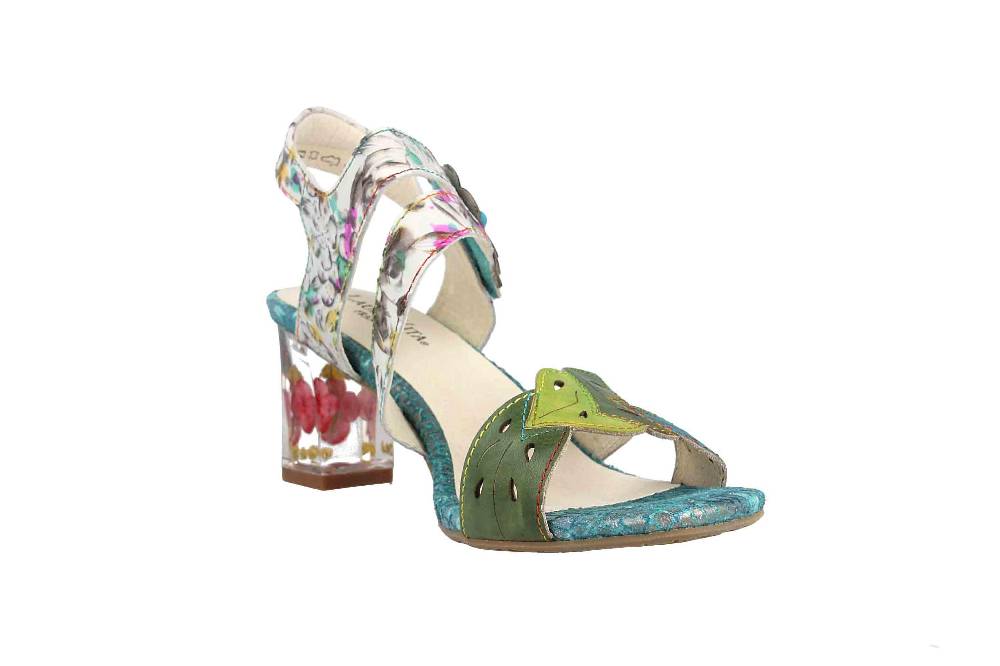 Laura Vita Sandalen In Übergrößen Mehrfarbig Lucieo 103 Indigo Große Damenschuhe