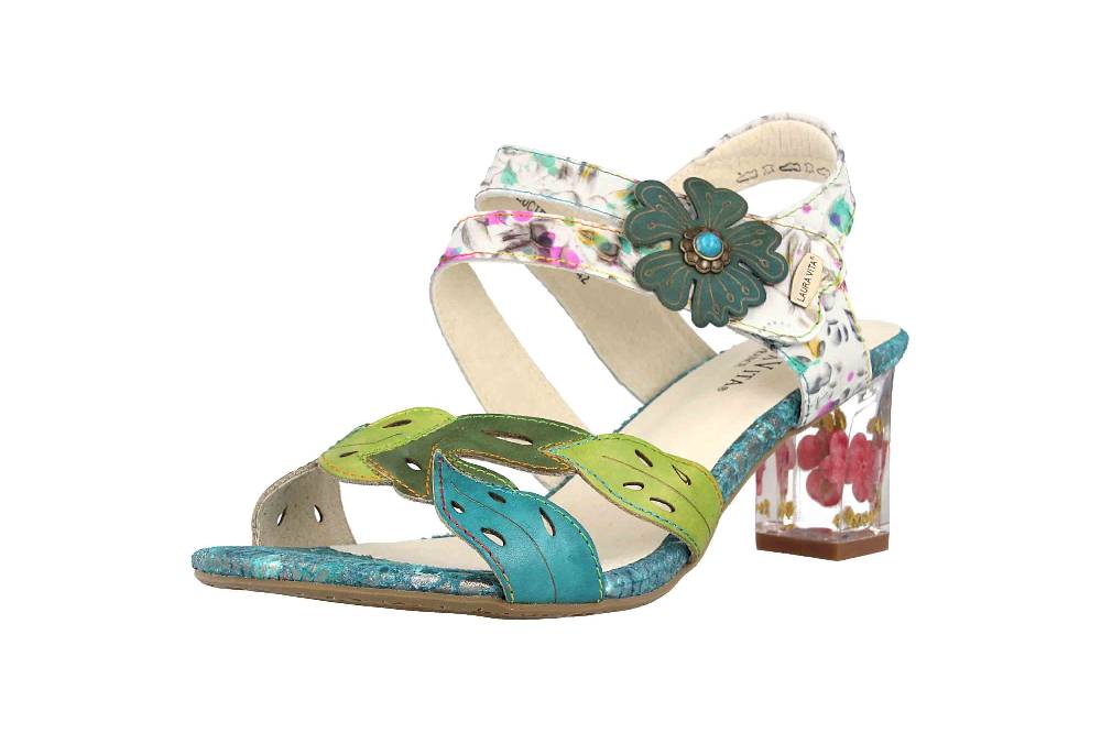 Laura Vita Sandalen In Übergrößen Mehrfarbig Lucieo 103 Indigo Große Damenschuhe