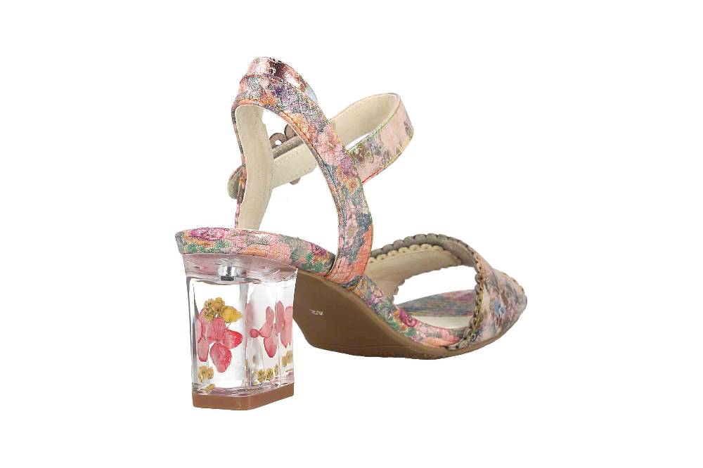 Laura Vita Sandalen In Übergrößen Mehrfarbig Lucieo 13 Rose Große Damenschuhe