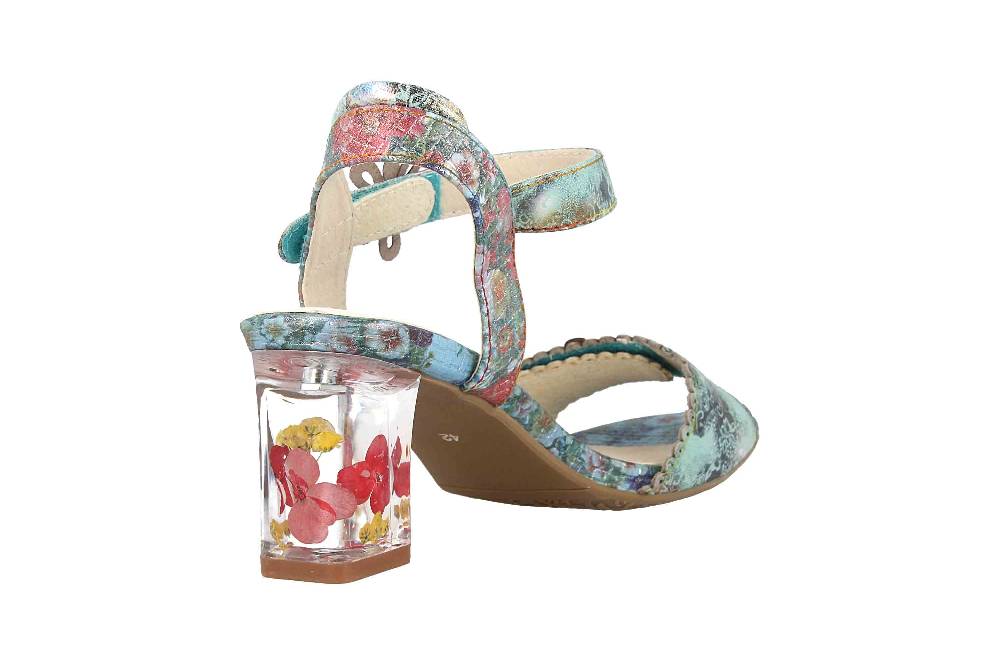 Laura Vita Sandalen In Übergrößen Mehrfarbig Lucieo 13 Bleu Große Damenschuhe