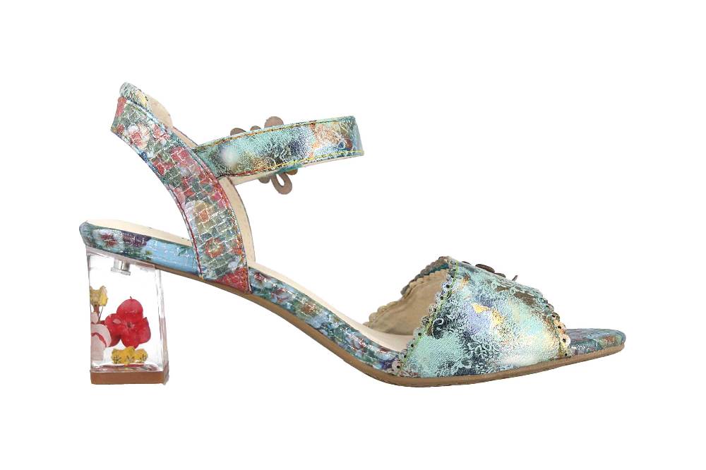 Laura Vita Sandalen In Übergrößen Mehrfarbig Lucieo 13 Bleu Große Damenschuhe