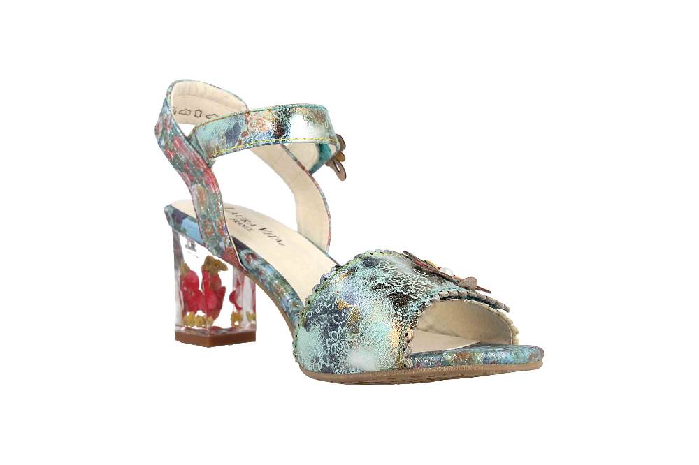 Laura Vita Sandalen In Übergrößen Mehrfarbig Lucieo 13 Bleu Große Damenschuhe