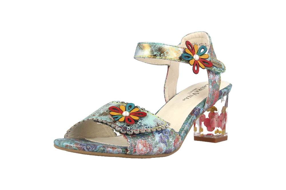 Laura Vita Sandalen In Übergrößen Mehrfarbig Lucieo 13 Bleu Große Damenschuhe