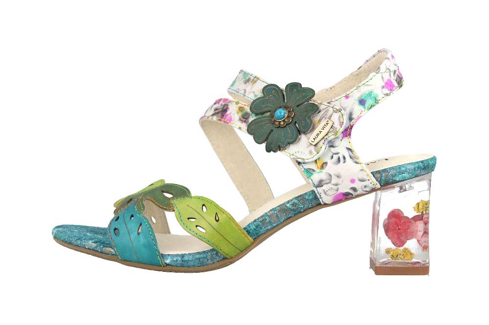 Laura Vita Sandalen in Übergrößen Mehrfarbig Lucieo 103 Indigo große Damenschuhe