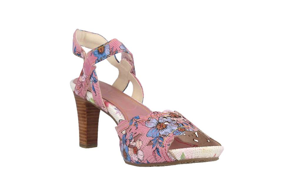 Laura Vita Sandaletten In Übergrößen Mehrfarbig ALBANE 51 Lilas Große Damenschuhe