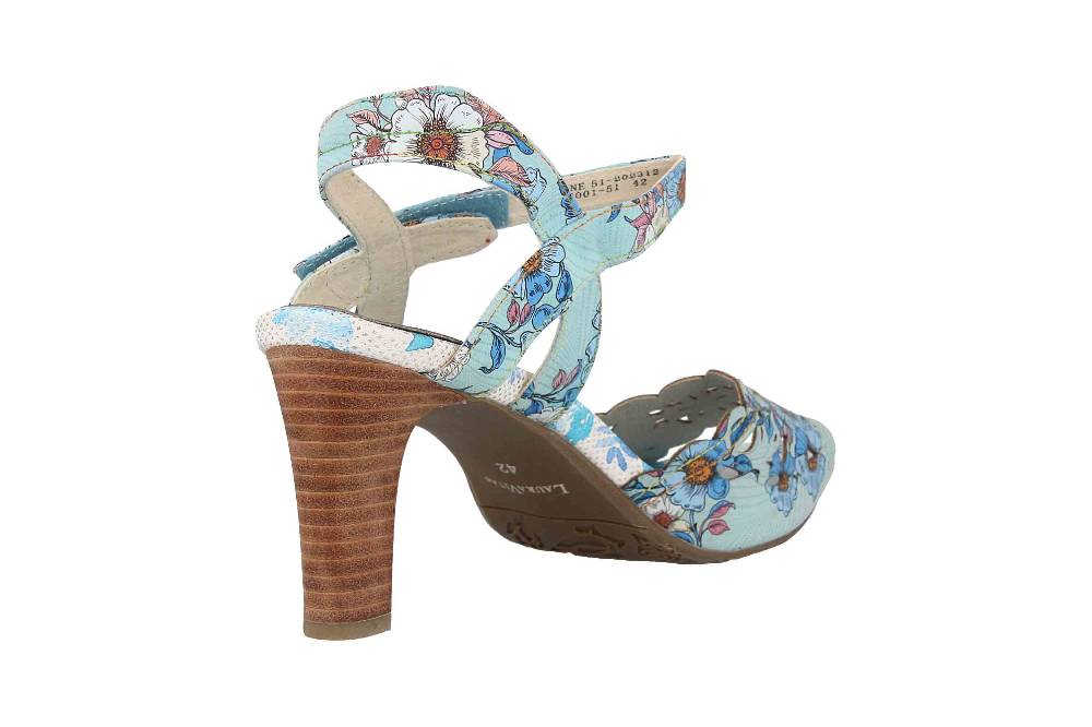Laura Vita Sandaletten In Übergrößen Mehrfarbig ALBANE 51 Bleu Große Damenschuhe