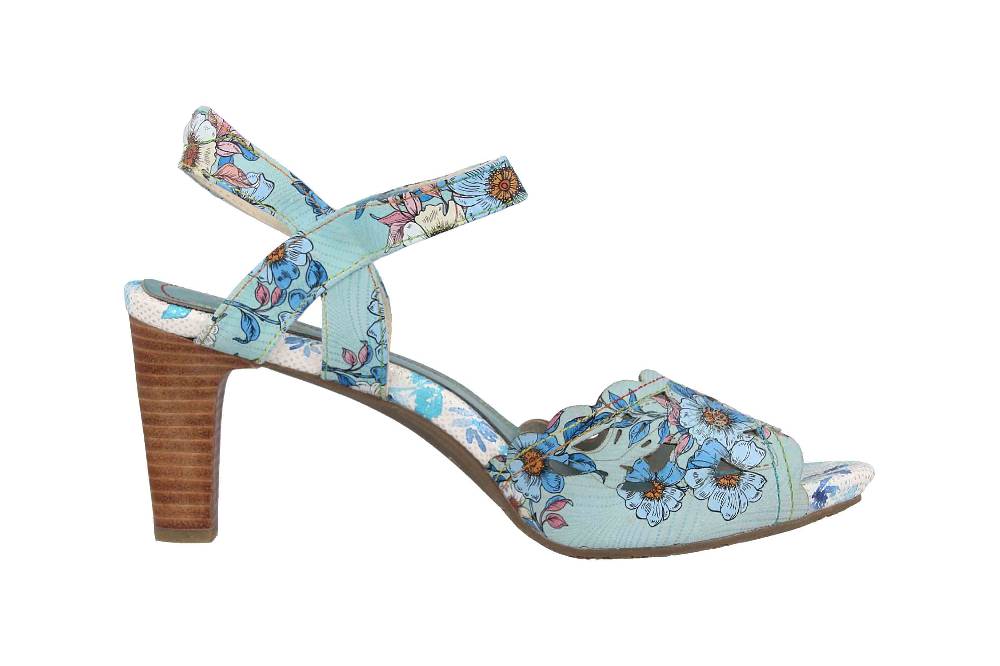 Laura Vita Sandaletten In Übergrößen Mehrfarbig ALBANE 51 Bleu Große Damenschuhe