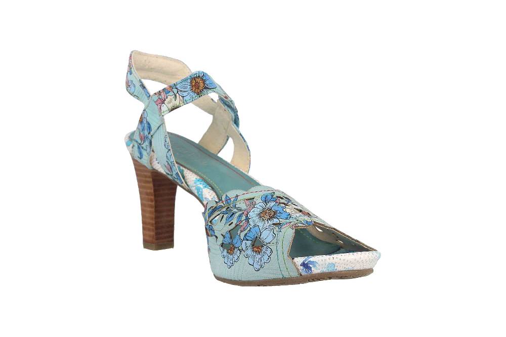 Laura Vita Sandaletten In Übergrößen Mehrfarbig ALBANE 51 Bleu Große Damenschuhe