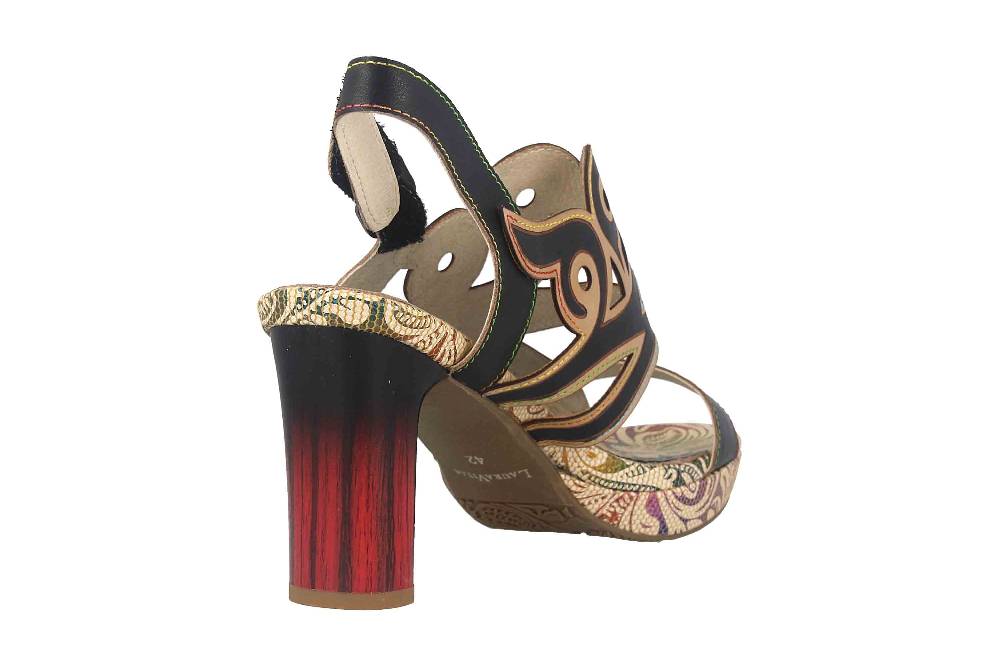 Laura Vita Sandaletten In Übergrößen Mehrfarbig HICAO 16 Noir Große Damenschuhe