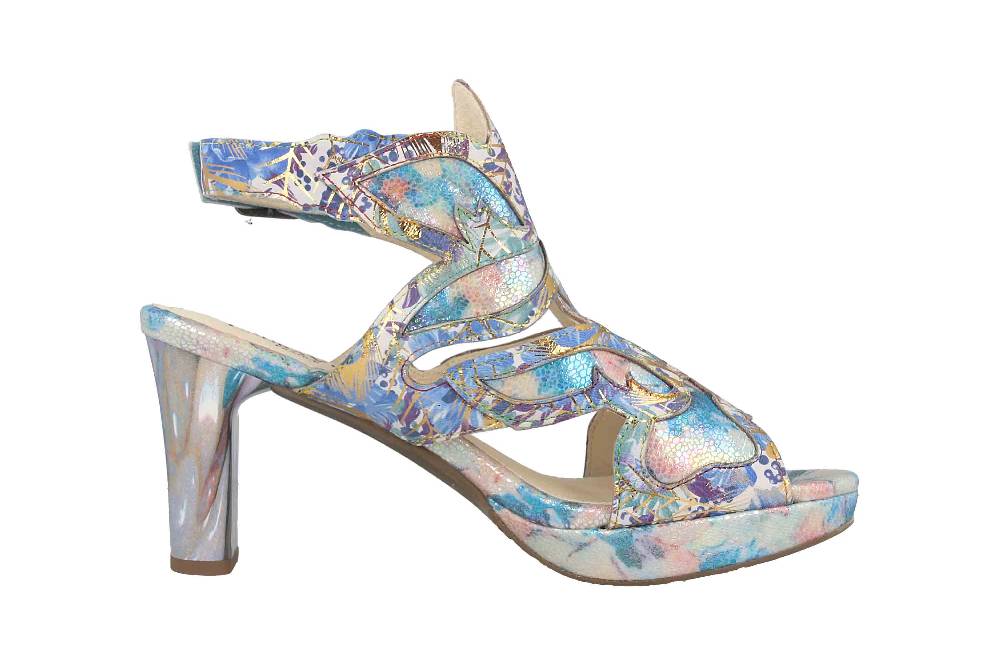 Laura Vita Sandaletten In Übergrößen Mehrfarbig HICAO 19 Bleu Große Damenschuhe